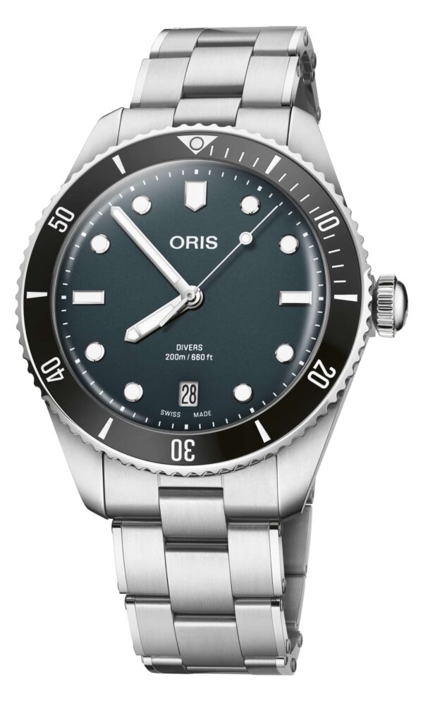 Montre Divers Date bleue Oris Dumas Horlogerie Avignon