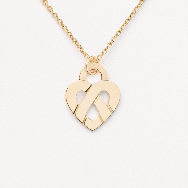 PENDENTIF COEUR ENTRELACE - POIRAY PARIS