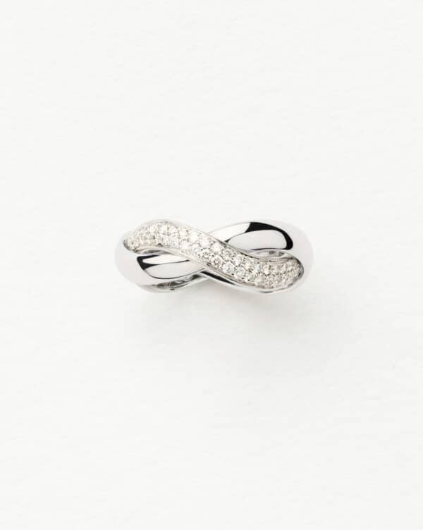 bague femme poiray or diamants avignon 451110-MM