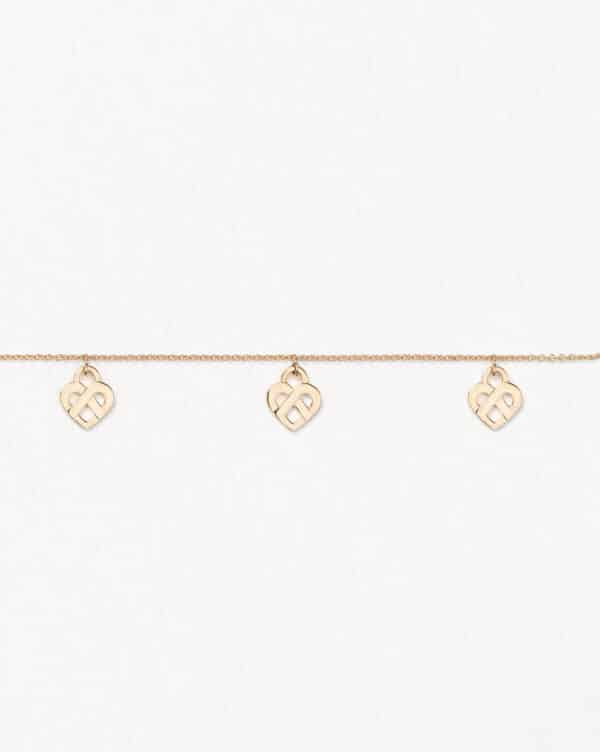 BRACELET CŒUR ENTRELACÉ - POIRAY