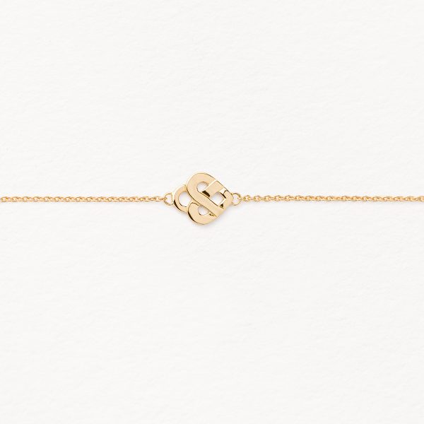 BRACELET CŒUR ENTRELACÉ - POIRAY