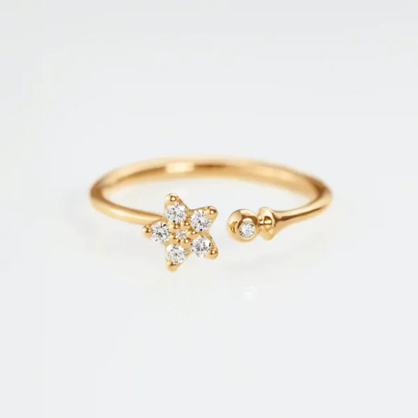 BAGUE SHOOTING STARS 1 ETOILE OLE LYNGGAARD