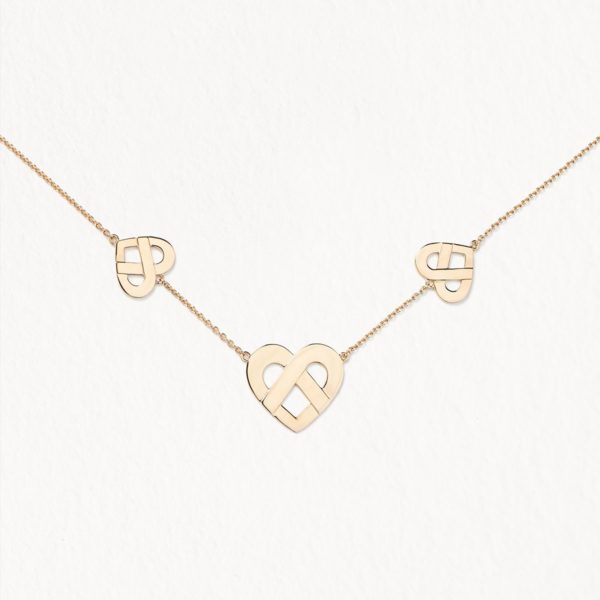 COLLIER CŒUR ENTRELACÉ - POIRAY