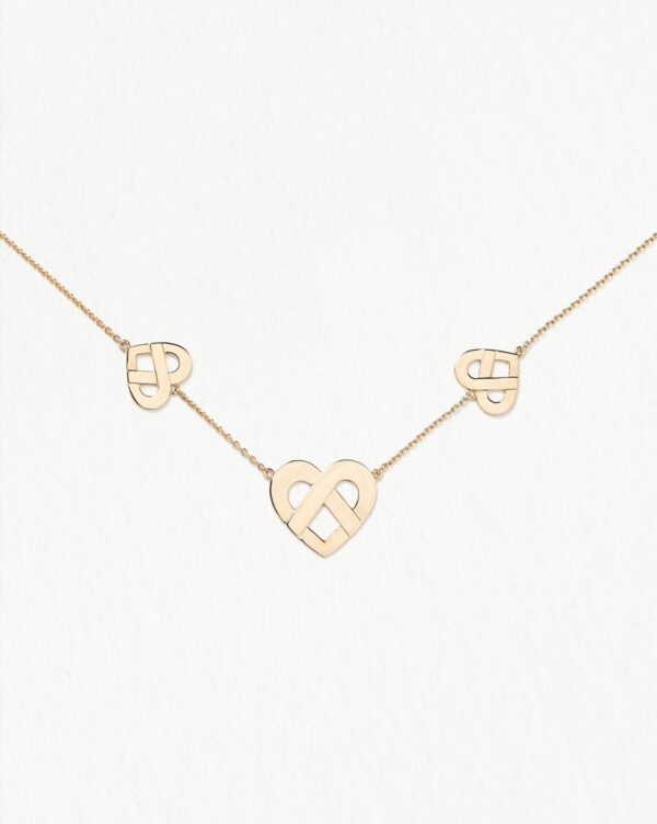 COLLIER CŒUR ENTRELACÉ - POIRAY