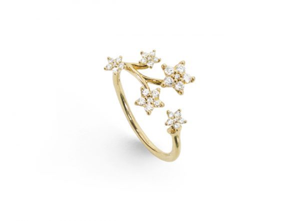 BAGUE SHOOTING STARS - OLE LYNGGAARD