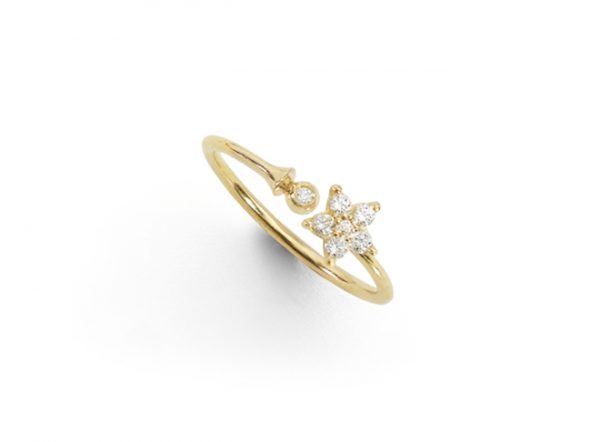 BAGUE SHOOTING STARS 1 ETOILE OLE LYNGGAARD