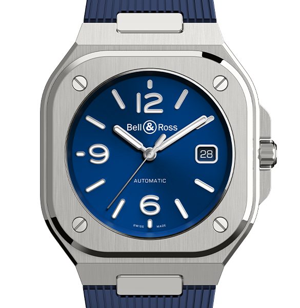 MONTRE BR 05 BLUE STEEL- BELL & ROSS
