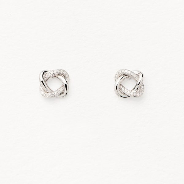 BOUCLES D'OREILLES TRESSE - POIRAY PARIS