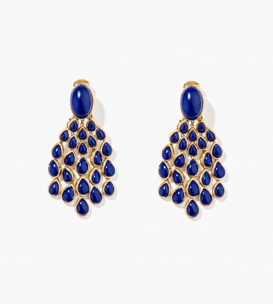 BOUCLES D'OREILLES CHEROKEE LAPIS LAZULI - AURELIE BIDERMANN