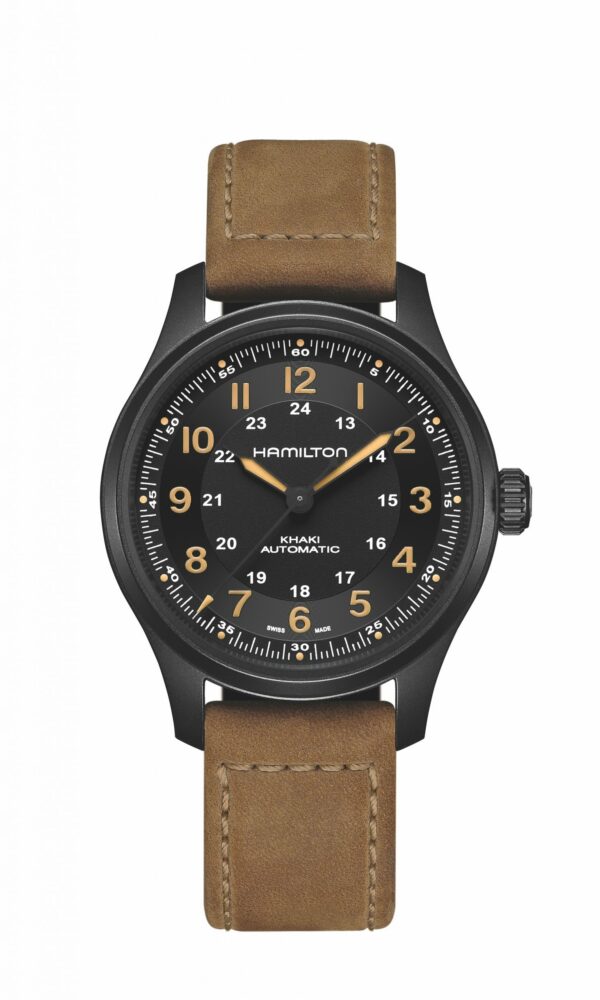 Succombez à la montre homme Khaki Field titanium de Hamilton. A retrouver chez votre bijoutier détaillant officiel à Avignon. Paiement 4x sans frais.