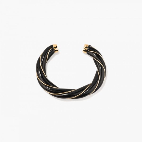 Bracelet Femme Diana Noir - Aurélie Bidermann.
