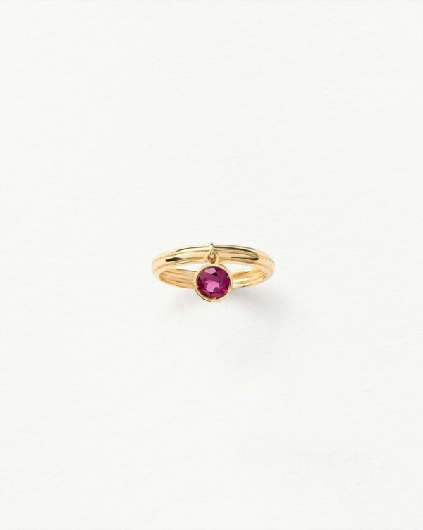 BAGUE LOLITA RHODOLITE - POIRAY PARIS