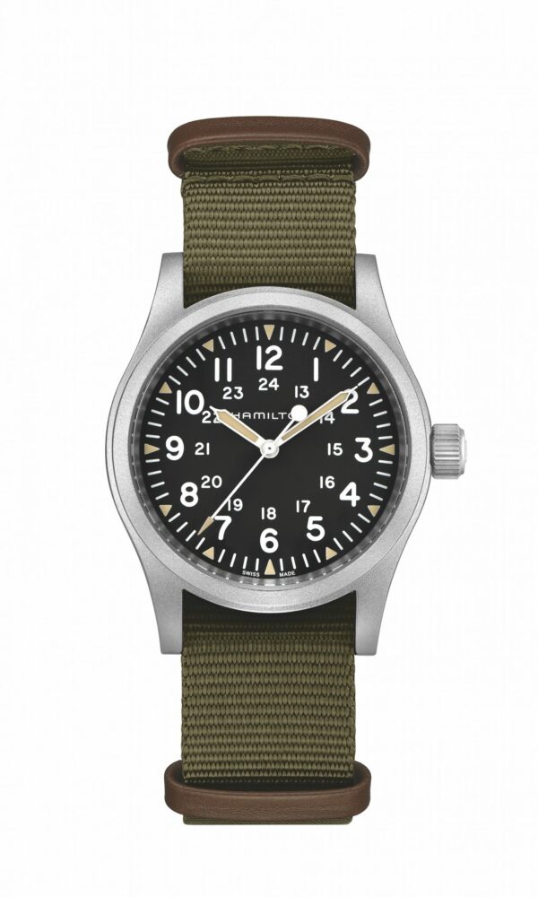 Laissez-vous séduire par la montre Khaki Field 38mm de la maison Hamilton. Paiement 4x sans frais. Dumas Horloger détaillant officiel à Avignon.