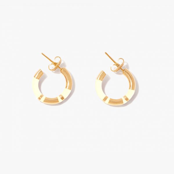 MINI CRÉOLES POSITANO IVOIRE - AURELIE BIDERMANN