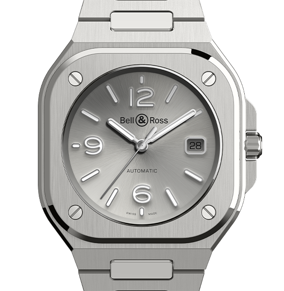 MONTRE BR 05 GREY STEEL - BELL& ROSS