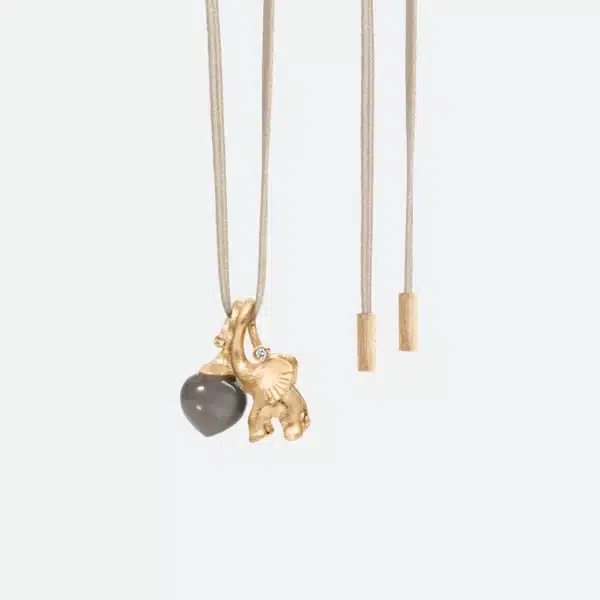 Pendentif Charm My Little World Pierre De Lune Grise - Ole Lynggaard