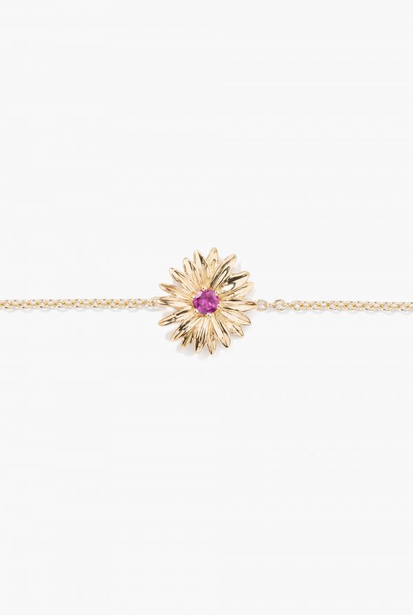 BRACELET BOUQUET GRENAT RHODOLITE - Aurélie Bidermann