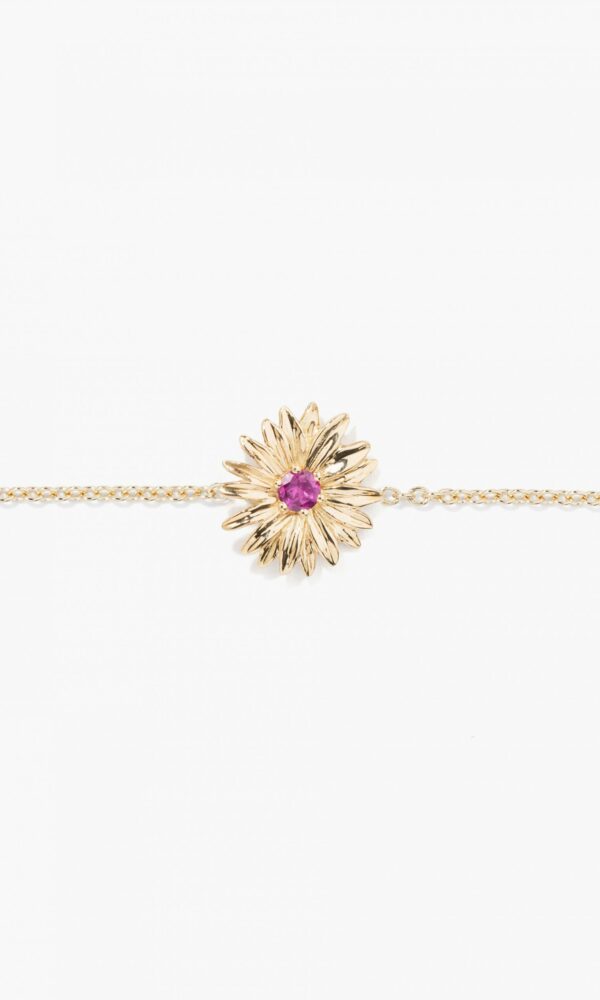 Laissez-vous séduire par le bracelet Or jaune 18 carats bouquet Grenat Rhodolite de Aurélie Bidermann. Paiement 4x sans frais. Détaillant officiel.