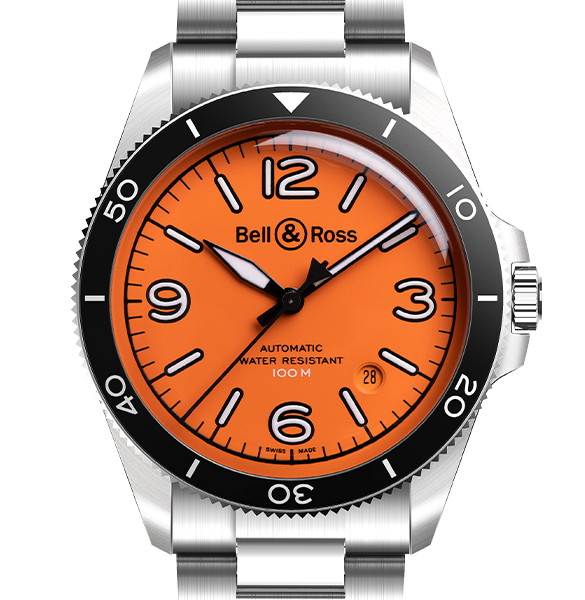 Montre BR V2-92 Orange Edition Limitée - Bell & Ross
