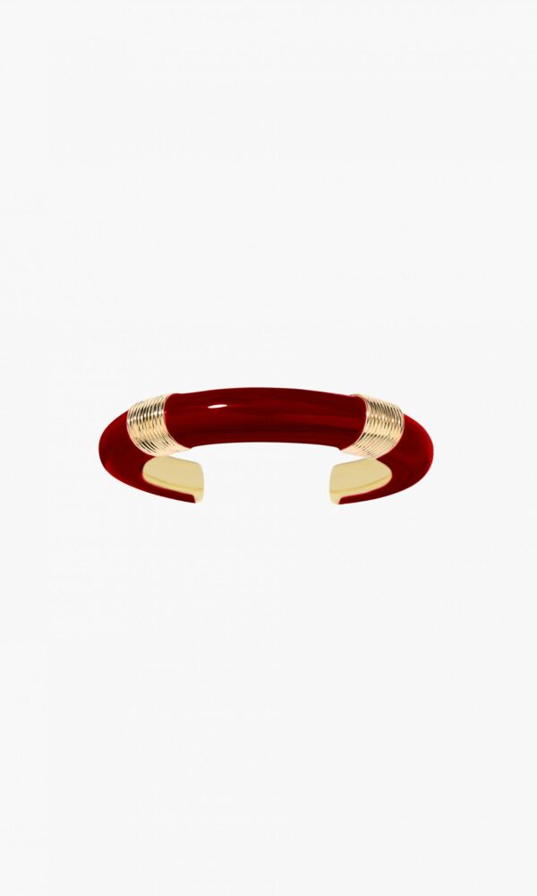 Découvrez le bracelet Femme Katt coloris Bordeaux de Aurélie Bidermann chez Dumas Joaillier à Avignon. Paiement 4x sans frais.