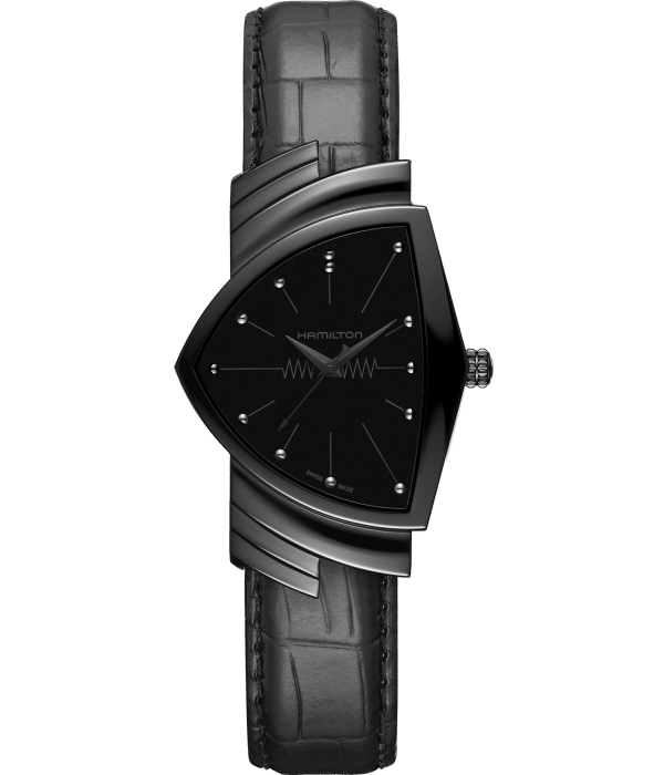 Découvrez la montre pour femme Ventura dans sa version black. Disponible en magasin ou e-shop. Dumas Horloger détaillant officiel à Avignon.