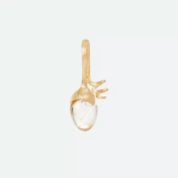 Pendentif Lotus Goutte Quartz Rutile - Ole Lynggaard