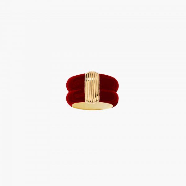 Bague Katt Bordeaux - Aurélie Bidermann