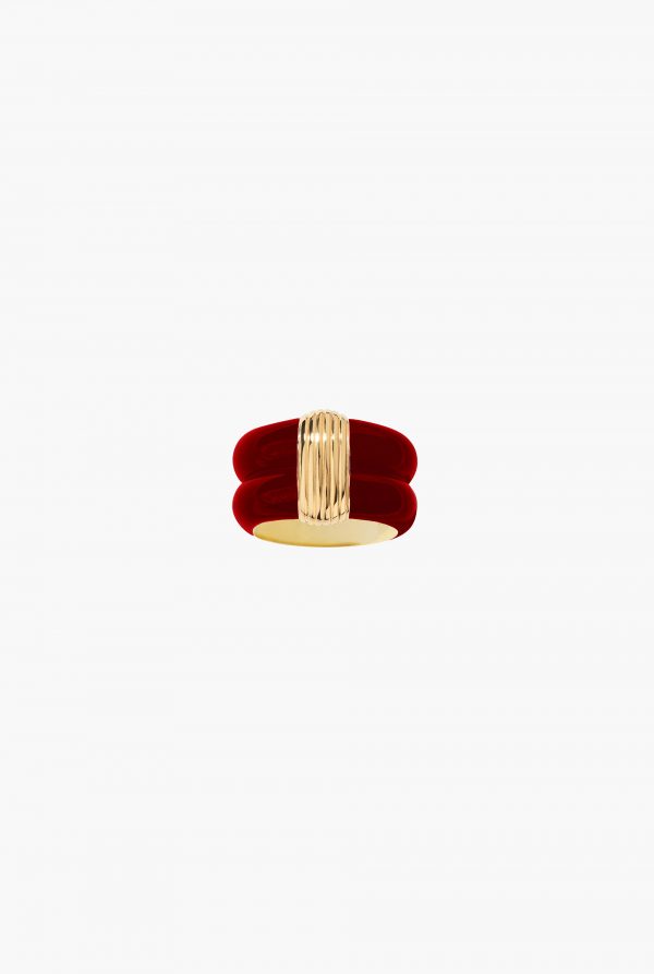 Bague Katt Bordeaux - Aurélie Bidermann