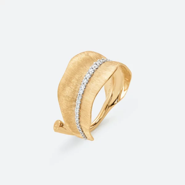 Bague Leaves Medium Diamants - Ole Lynggaard