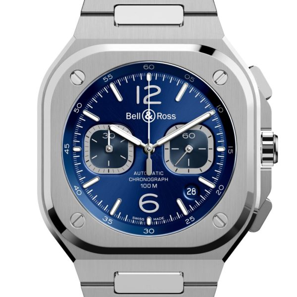 Montre Homme BR 05 Chrono Blue Steel - Bell & Ross.