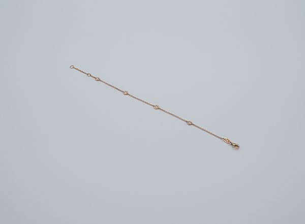 Bracelet Femme Or Rose et Diamants - Dumas Création.