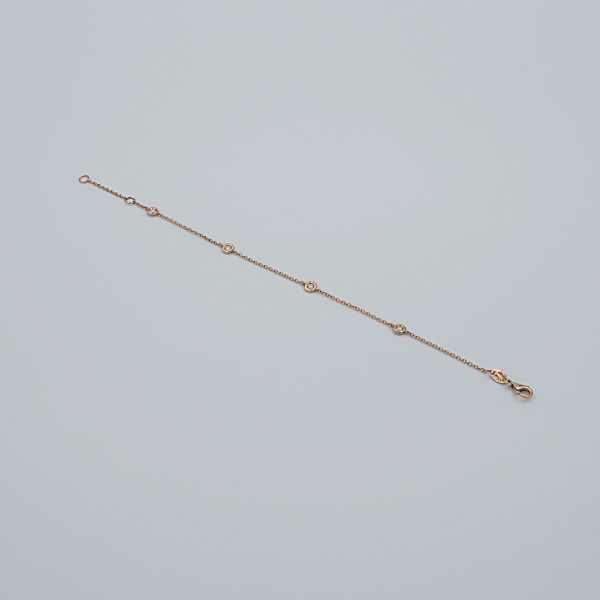 Bracelet Femme Or Rose et Diamants - Dumas Création.