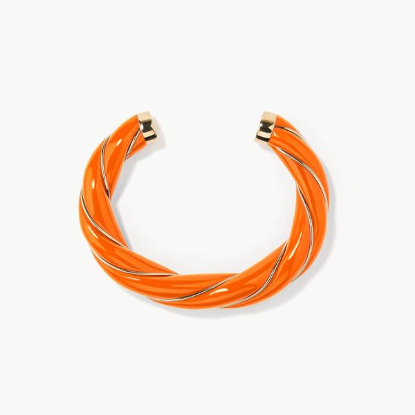 Jonc Femme Diana Orange - Aurélie Bidermann.