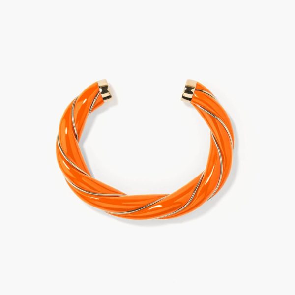Jonc Femme Diana Orange - Aurélie Bidermann.