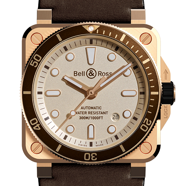 Montre Homme BR 03-92 Diver White Bronze - Bell & Ross.