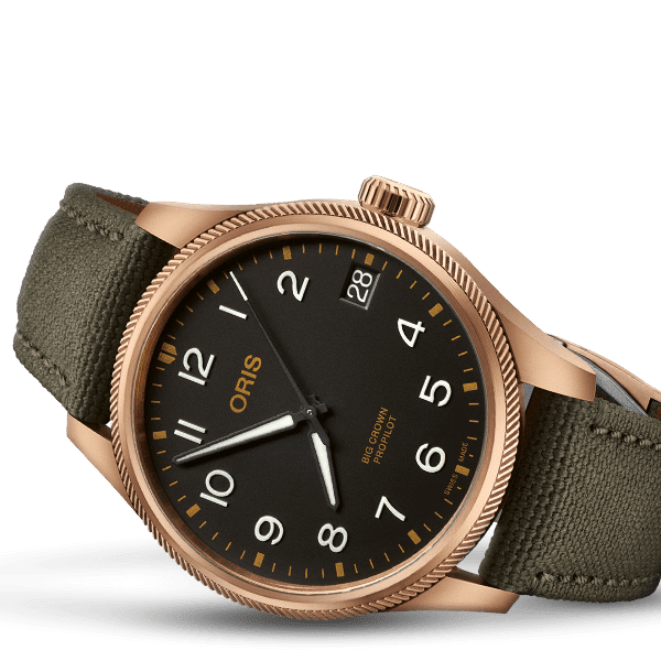 Venez découvrir la montre homme Oris Big Crown Propilot. Une montre homme de luxe dans votre bijouterie Dumas à Avignon. Détaillant officiel.