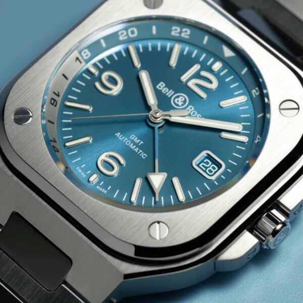 Montre Homme BR 05 GMT SKY BLUE - Bell & Ross. Dumas Joaillier Horloger
