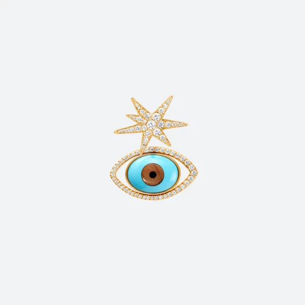 Pendentif d'oreil Evil eye Ole Lynggaard Dumas Joaillier Horloger
