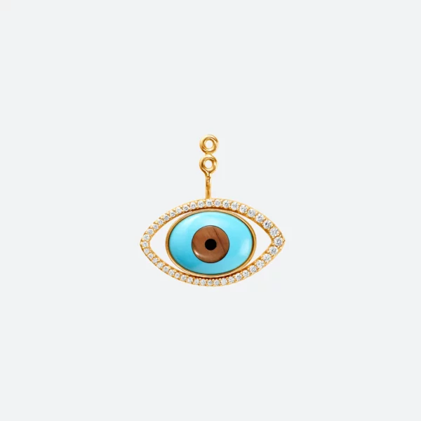 Pendentif d'oreil Evil eye Ole Lynggaard Dumas Joaillier Horloger