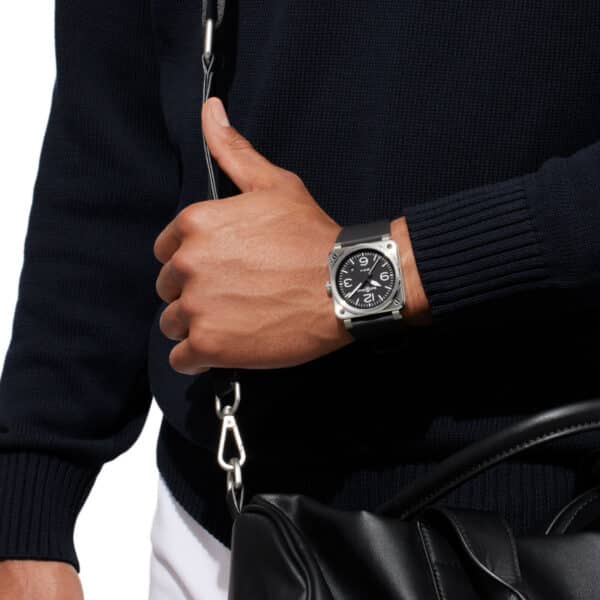 Montre Homme BR 03-A Black Steel - Bell & Ross.