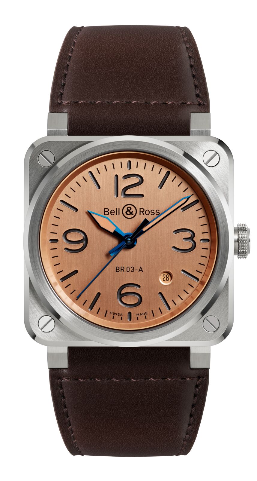 Découvrez la montre Homme BR 03-A Copper de Bell & Ross, une montre de luxe qui synthétise l’identité et le style de la maison. Commandez-la chez Dumas Horloger à Avignon.