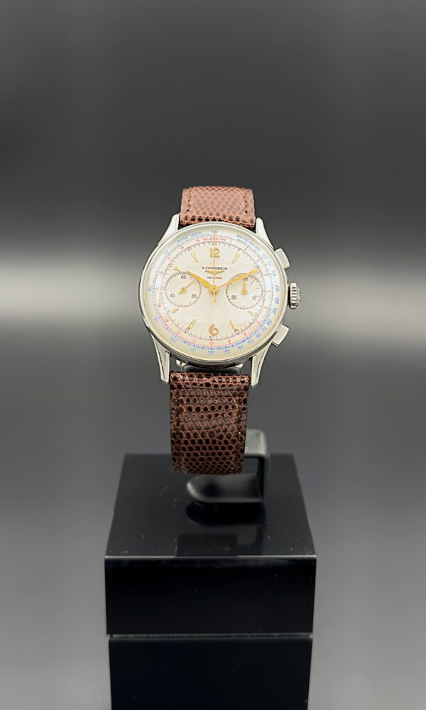 Montre Vintage Longines Flybach Chronographe 30 CH Dumas Joaillier Horloger