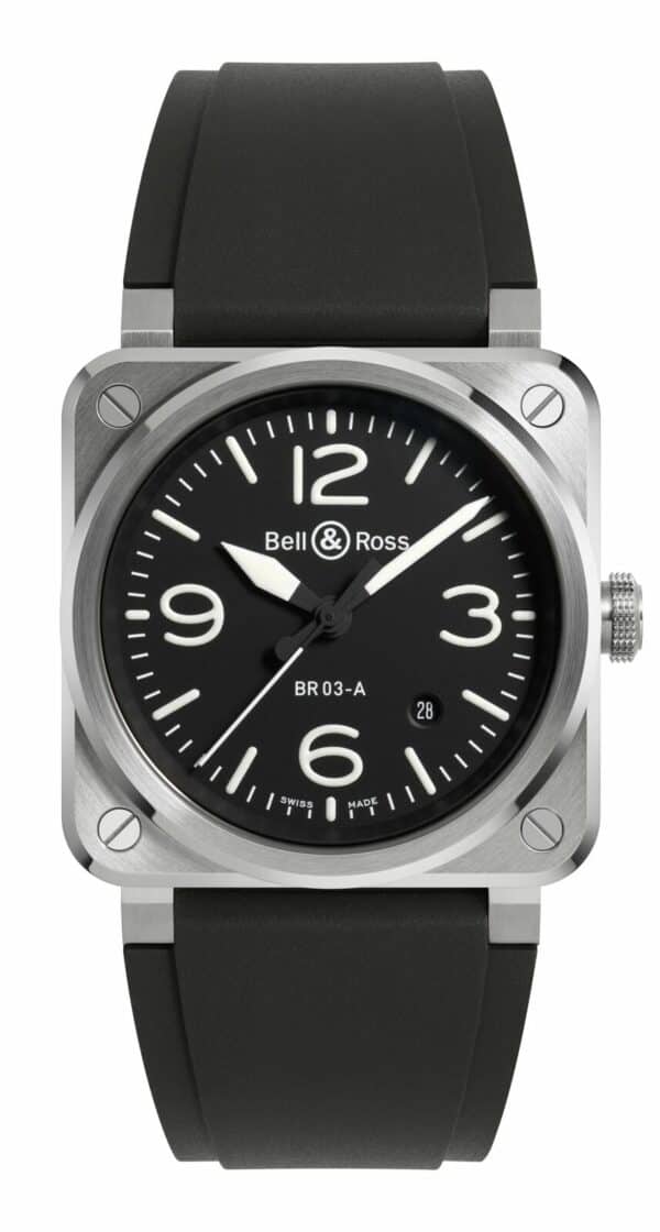 Montre Homme BR 03-A Black Steel - Bell & Ross.