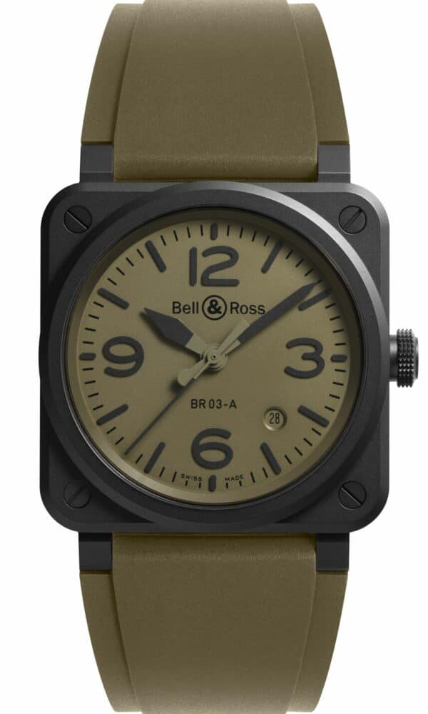 Découvrez la Montre Homme BR 03-A Military Ceramic Bell & Ross chez Dumas Horloger à Avignon. Votre bijoutier détaillant officiel en centre ville.