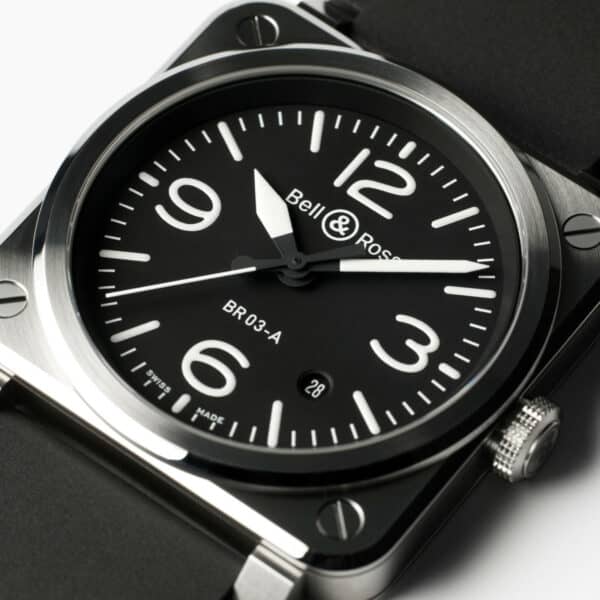 Montre Homme BR 03-A Black Steel - Bell & Ross.