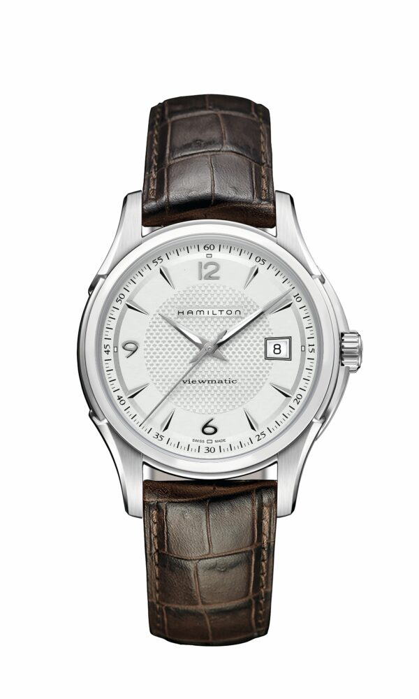 Découvrez la montre Jazzmaster Viewmatic Auto de Hamilton, une montre de luxe qui vous fascinera par son design et son mouvement. Commandez-la chez Dumas Horloger.