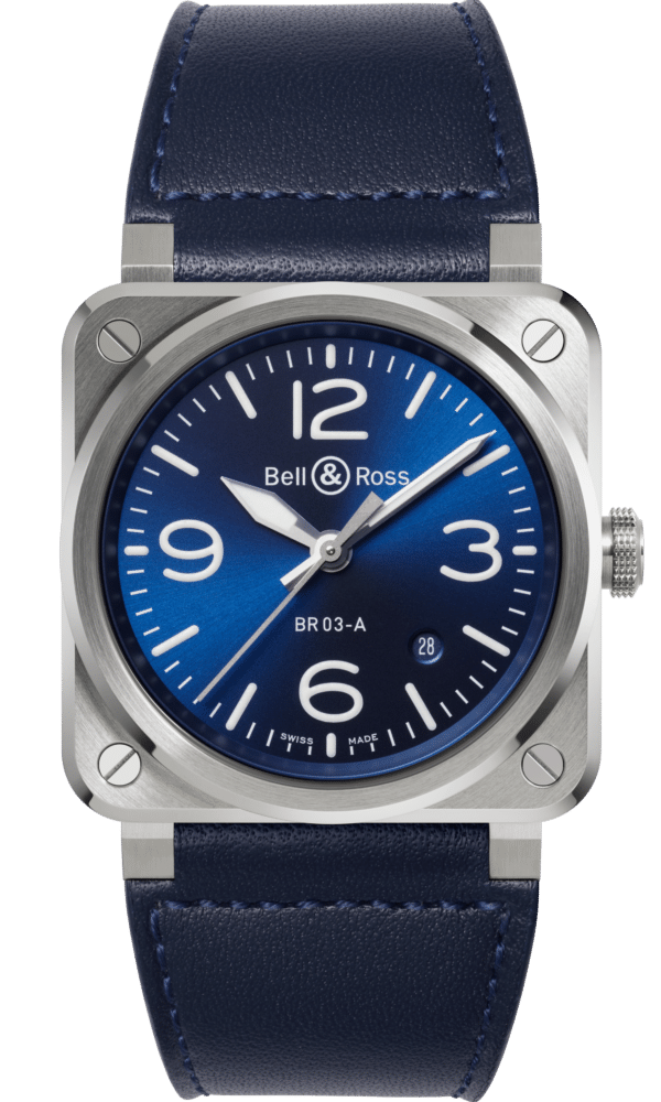 Explorez la montre homme BR 03 A Blue Steel de Bell & Ross chez Dumas Horloger à Avignon. Un choix précis et fonctionnel pour les professionnels de l’extrême.