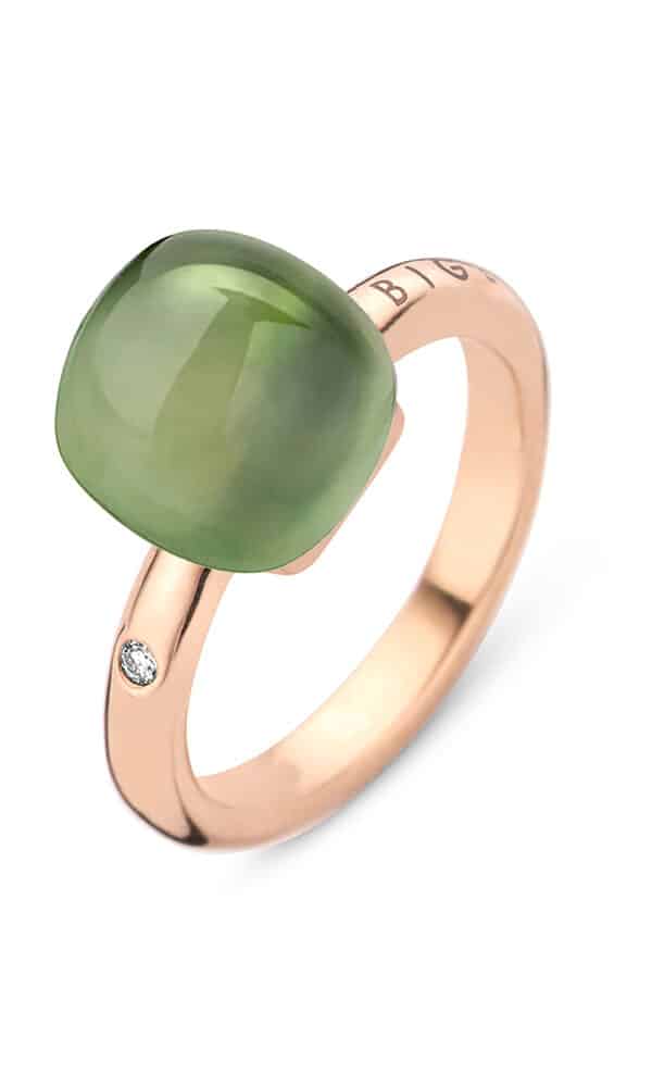 Admirez la bague en or rose 18 carats, Aventurine verte et quartz citron chez Dumas Joaillier à Avignon. Un bijou captivant pour un charme irrésistible.