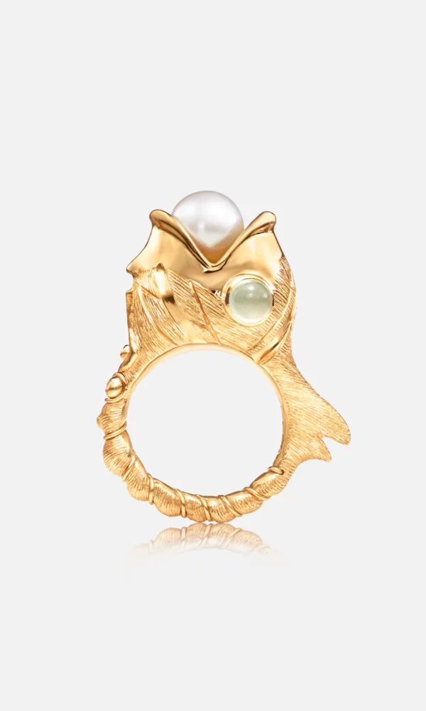 Bague Or Jaune Young Fish Ole Lynggaard - Dumas Joaillier.