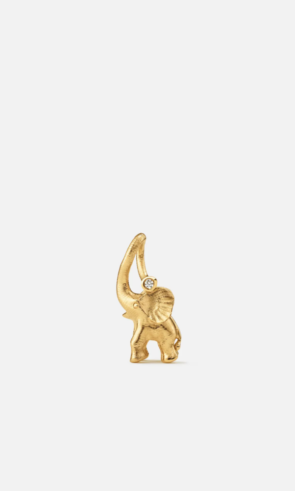 Pendentif Elephant Or Jaune Ole Lynggaard - Dumas Joaillier.